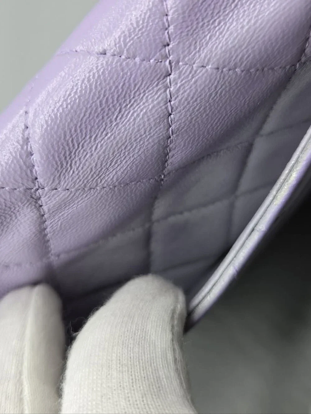 🟣Chanel Purple Learher Clutch/Wallet🟣 - Picture 9 of 16